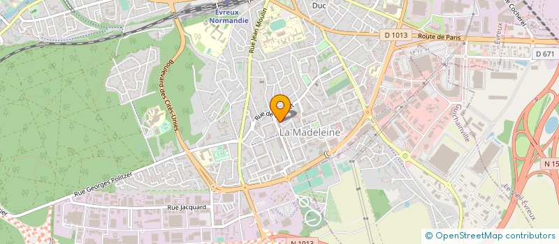 localisation de l'entreprise IMS à EVREUX