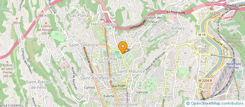 localisation de l'entreprise IMS  NICE