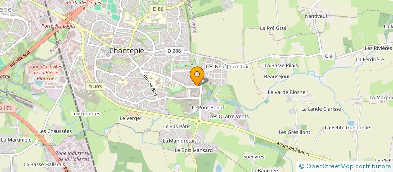 localisation de l'entreprise IMS AUTO35  CHANTEPIE