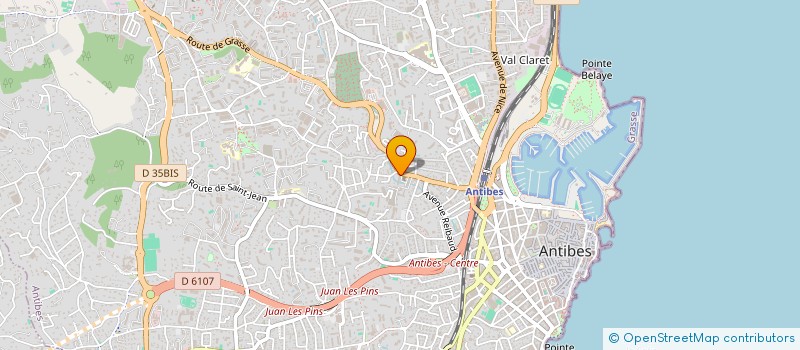 localisation de l'entreprise IMS DRIVER  ANTIBES
