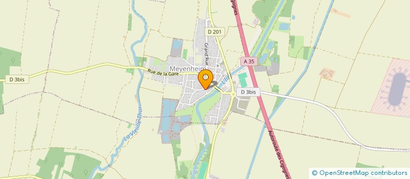 localisation de l'entreprise IMS ELSASS à MEYENHEIM