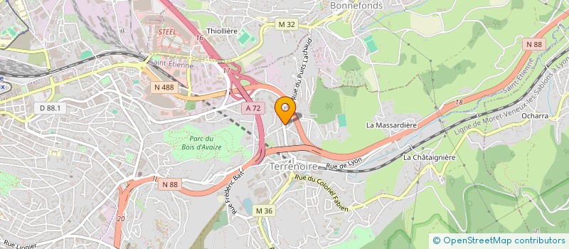 localisation de l'entreprise IMS FORMATION  SAINT-ETIENNE