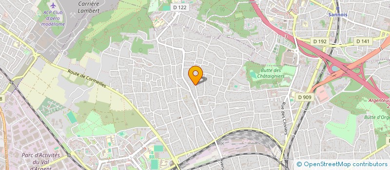 localisation de l'entreprise IMS TRANSPORTS  ARGENTEUIL