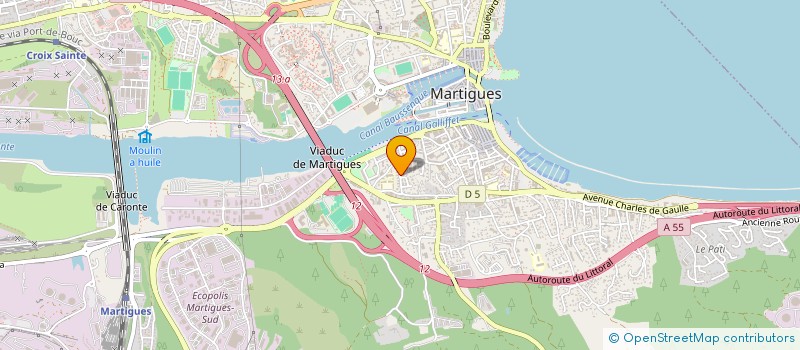 localisation de l'entreprise IMSA à MARTIGUES