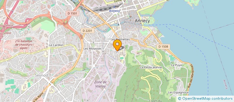 localisation de l'entreprise IMSAT  ANNECY