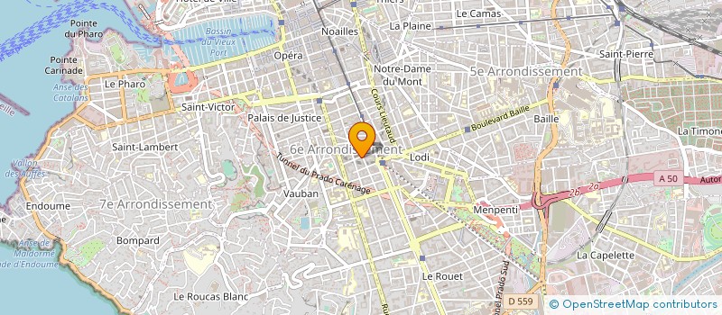 localisation de l'entreprise IMSE INSTITUT MUSICAL SUD EST à MARSEILLE