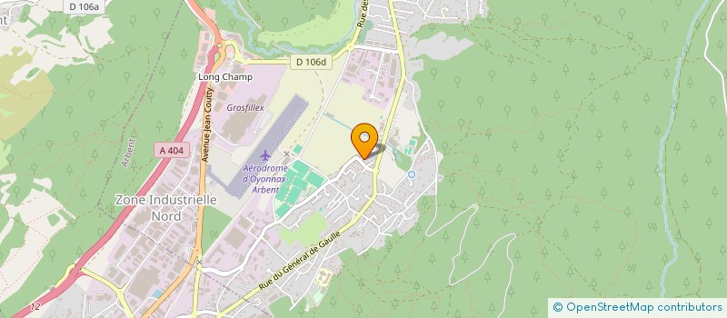 localisation de l'entreprise IMSO à ARBENT