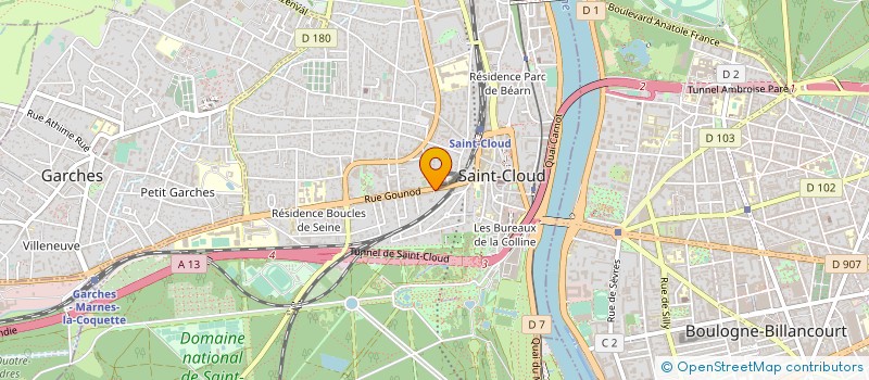 localisation de l'entreprise IMSOL à SAINT CLOUD
