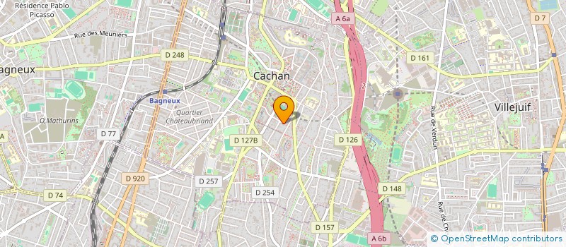 localisation de l'entreprise IMSV à CACHAN