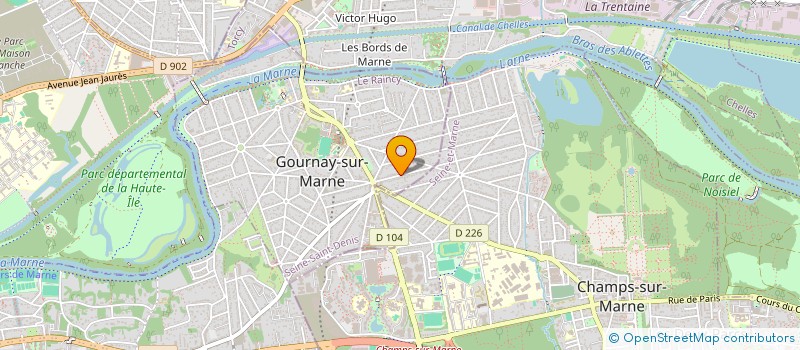 localisation de l'entreprise IMSYS à GOURNAY-SUR-MARNE