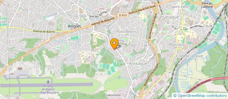 localisation de l'entreprise IMT DISTRIBUTION à ANGLET
