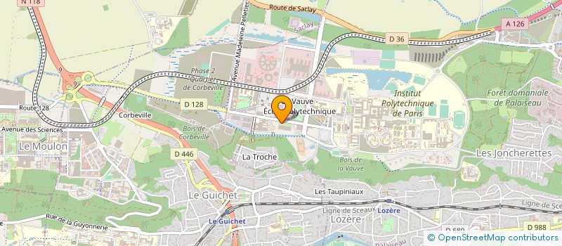 localisation de l'entreprise IMT TRANSFERT à PALAISEAU