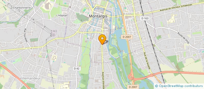 localisation de l'entreprise IMTEC-IE à MONTARGIS