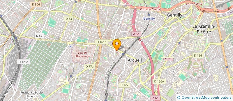 localisation de l'entreprise IMTECH SA à ARCUEIL