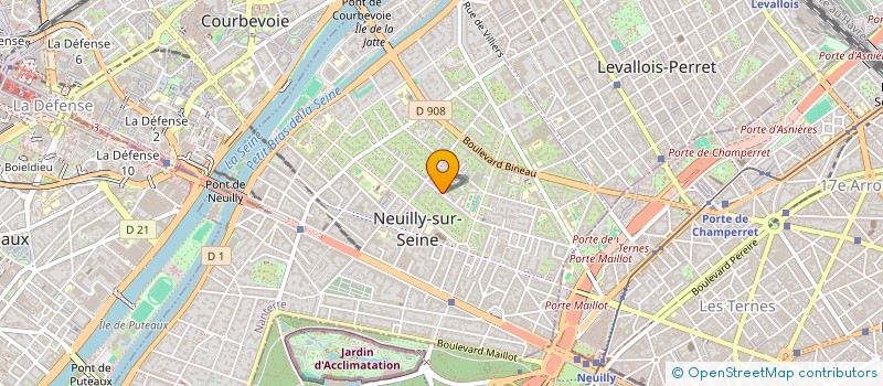 localisation de l'entreprise IMTRAD à NEUILLY-SUR-SEINE