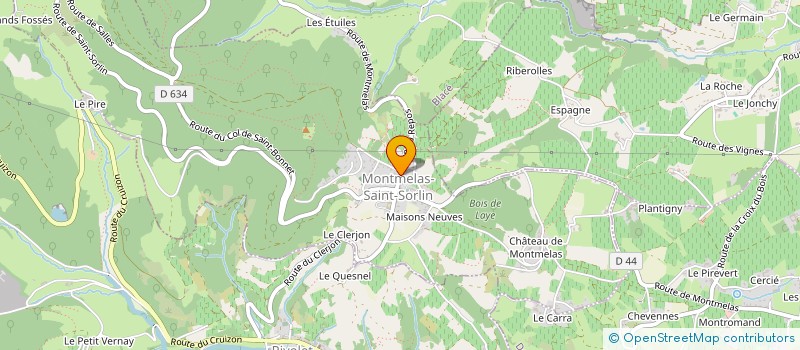 localisation de l'entreprise IMUZZIC  MONTMELAS-SAINT-SORLIN