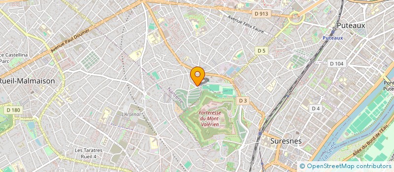 localisation de l'entreprise IMV BATIMENT  NANTERRE