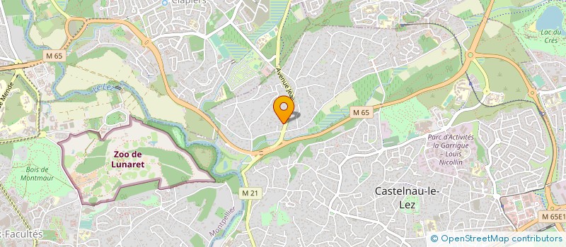 localisation de l'entreprise IMV CONSULT à CASTELNAU-LE-LEZ