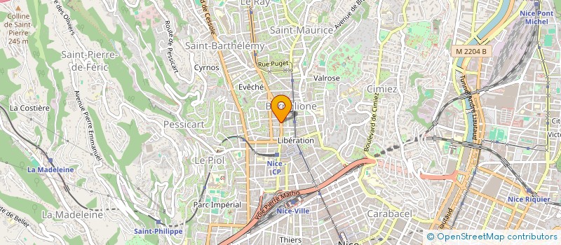 localisation de l'entreprise IMV RENOV  NICE
