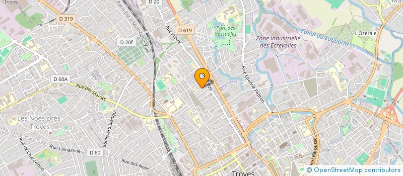 localisation de l'entreprise IMVEST à TROYES