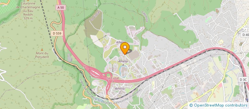 localisation de l'entreprise IMXPAD à LA CIOTAT