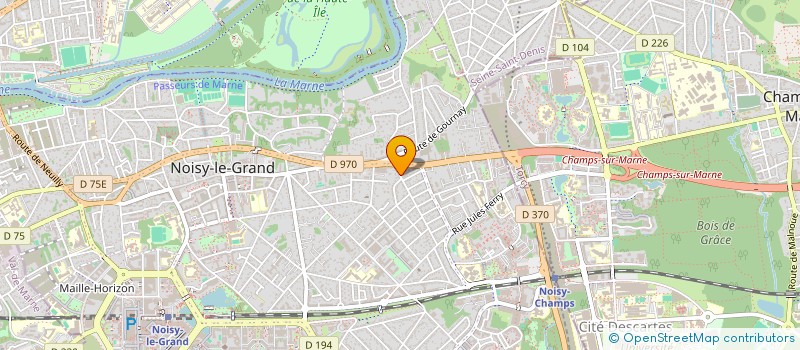 localisation de l'entreprise IMY  NOISY-LE-GRAND