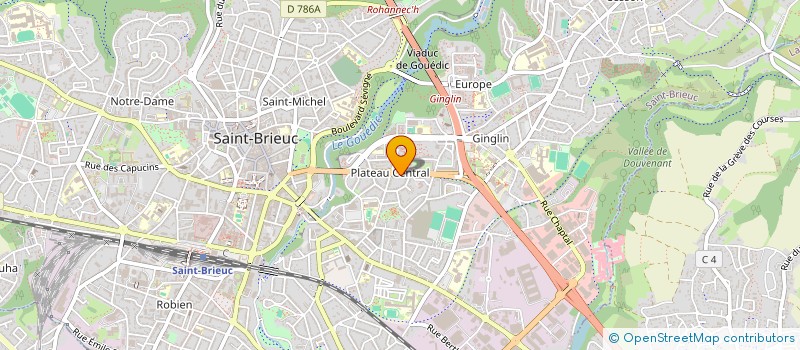 localisation de l'entreprise IMYO à SAINT-BRIEUC