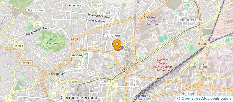 localisation de l'entreprise IMZ IMMO  CLERMONT-FERRAND