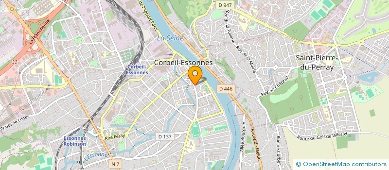 localisation de l'entreprise IMZA BARBER à CORBEIL-ESSONNES
