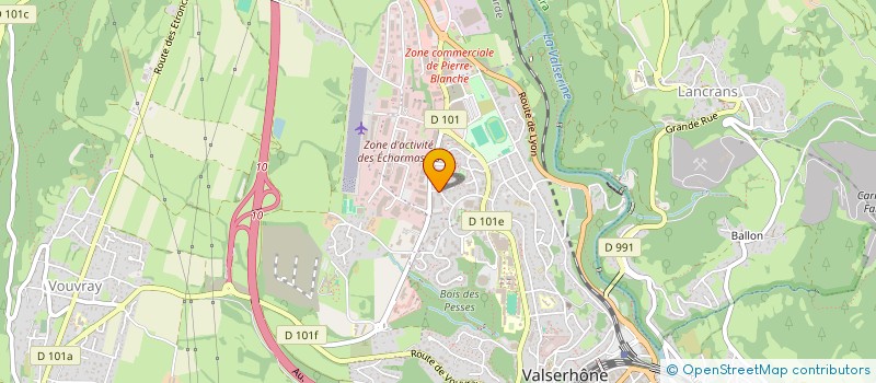 localisation de l'entreprise IMZA CARRELAGE à VALSERHONE