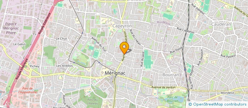 localisation de l'entreprise IMZA INVEST  MERIGNAC