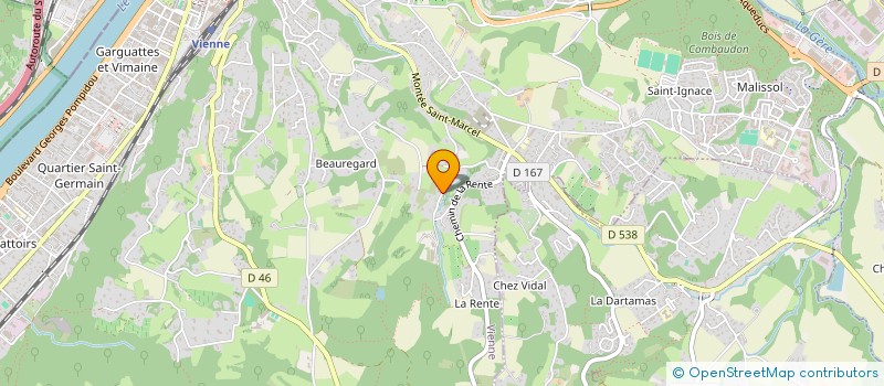 localisation de l'entreprise IN ALTUM  VIENNE