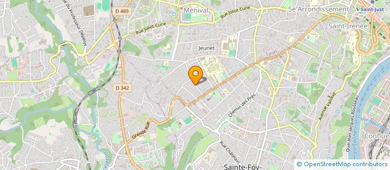 localisation de l'entreprise IN ARCHITEX à LYON