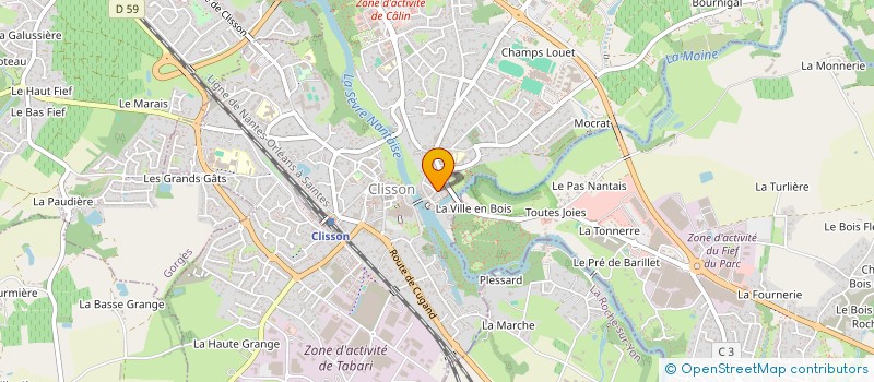 localisation de l'entreprise IN ARTE VERITAS ANGERS à LE CROISIC