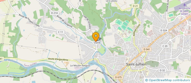 localisation de l'entreprise [IN] BOCCA.AL.LUPO  SAINT-JUNIEN