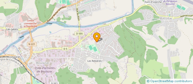 localisation de l'entreprise IN'BOX AMENAGEMENT  BOULAZAC ISLE MANOIRE