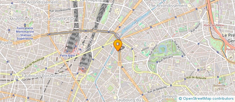 localisation de l'entreprise IN.C  PARIS