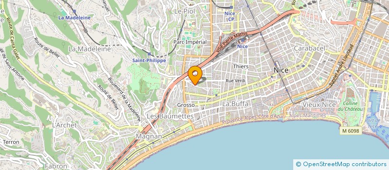 localisation de l'entreprise IN.C AZUR  NICE