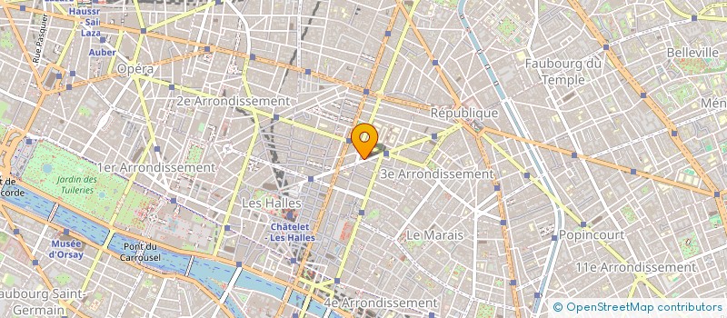 localisation de l'entreprise IN CAUDA  PARIS