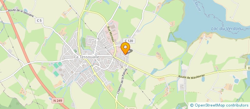 localisation de l'entreprise IN CITY  LA TESSOUALLE