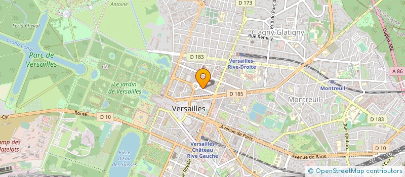 localisation de l'entreprise IN CODA VENENUM à VERSAILLES