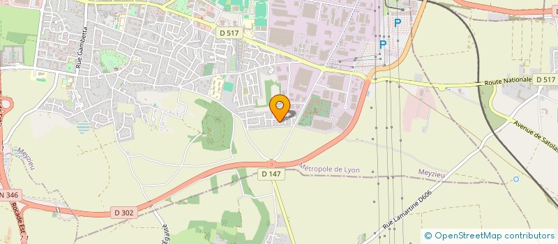 localisation de l'entreprise IN CYCLE VERITAS  MEYZIEU