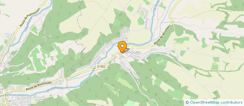 localisation de l'entreprise IN DA MIX  ROUMOULES