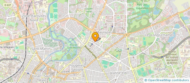 localisation de l'entreprise IN DA PLACE RECORDZ  RENNES