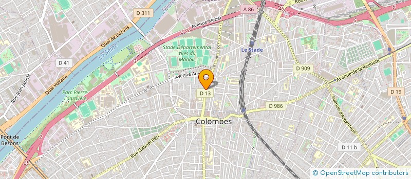localisation de l'entreprise IN DEEP PERFORMANCE à COLOMBES