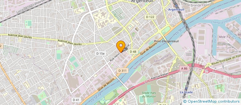 localisation de l'entreprise IN DESIGN à ARGENTEUIL