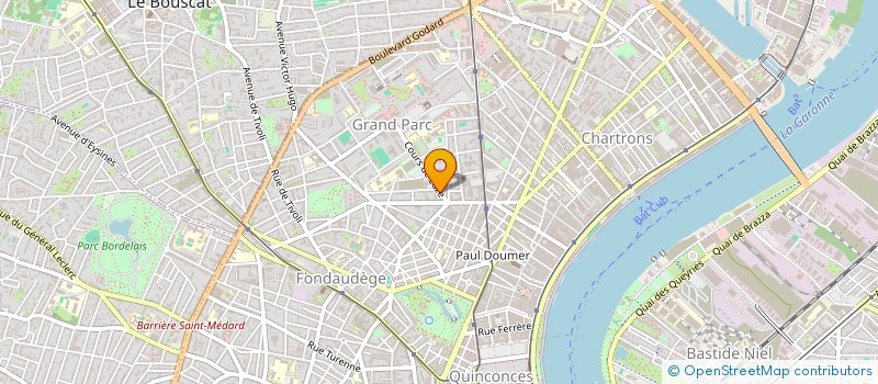 localisation de l'entreprise IN-EX à BORDEAUX