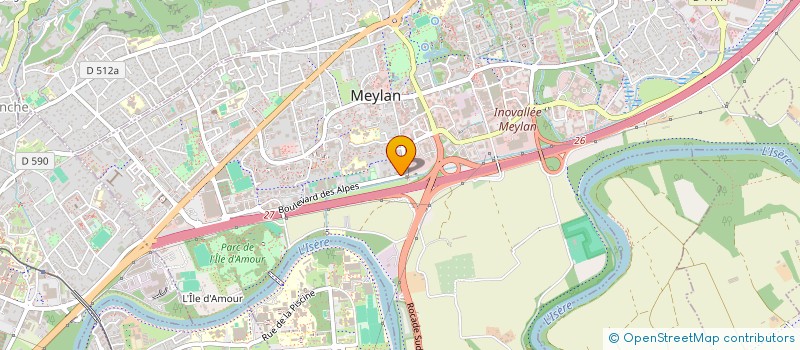 localisation de l'entreprise IN'EXCO  MEYLAN