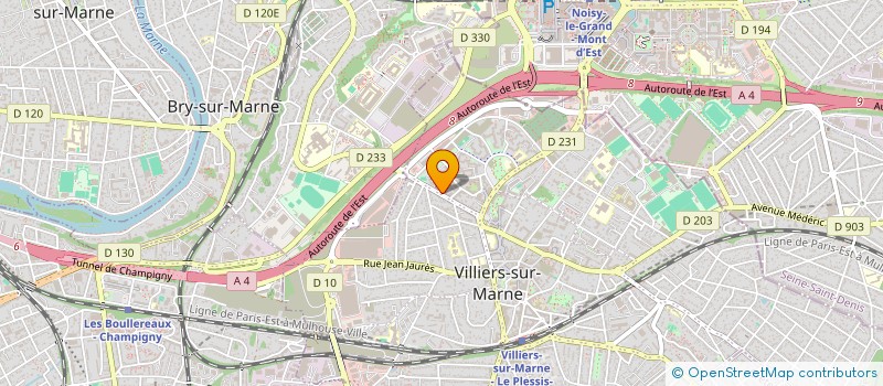 localisation de l'entreprise IN EXTENSO  VILLIERS-SUR-MARNE