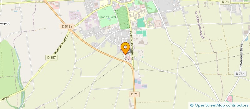 localisation de l'entreprise IN EXTENSO ALPES DAUPHINE  LA COTE-SAINT-ANDRE